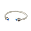 Rania Silver Blue Bracelet - Blue