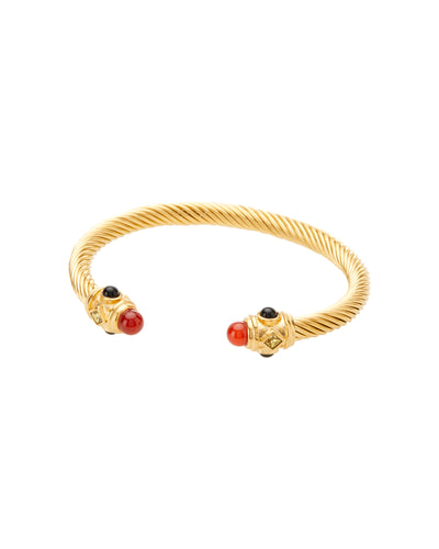Raynaur Gold Bracelet - Red