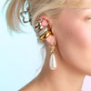 Techno Gold Ear Cuffs